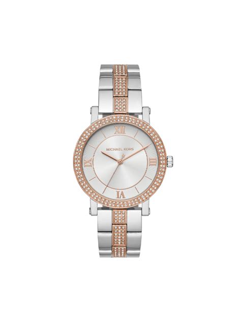 michael kors norie pavé two tone watch|Amazon.com: Michael Kors Norie Three.